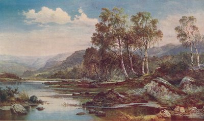 The Valley of the Llugwy, 1883, c1900 av Benjamin Williams Leader