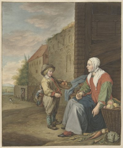 grønnsakshandleren av Benjamin Wolff