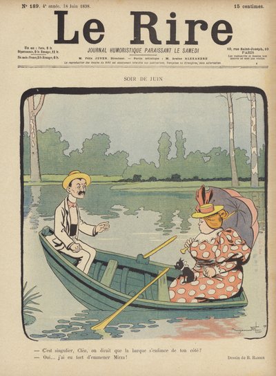 Illustrasjon for Le Rire av Benjamin Rabier