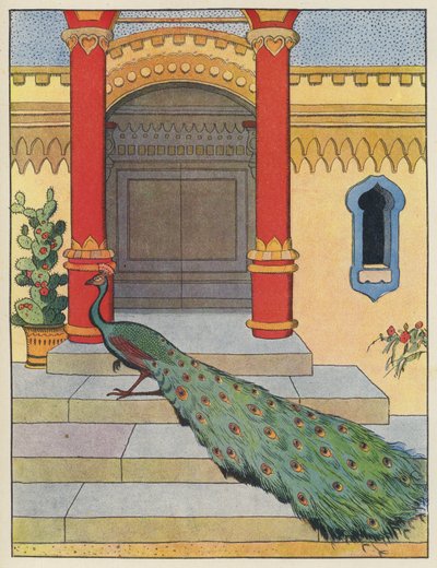 påfugl av Benjamin Rabier