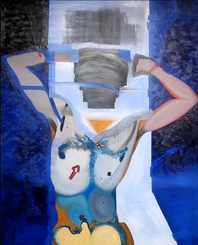 Homme libre, 2006 (olje og akryl på lerret) av Benoit Erwann Boucherot
