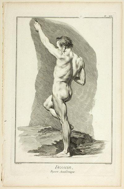 Design: Academic Figure, fra Encyclopédie av Benoit Louis Prevost