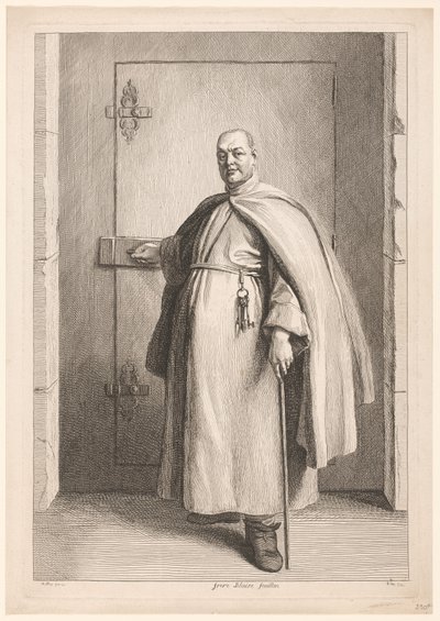 Portrett van Blaise av Saint Mary Donat Bror Blaise Feuillan (tittel på objekt) av Benoît Audran (II)