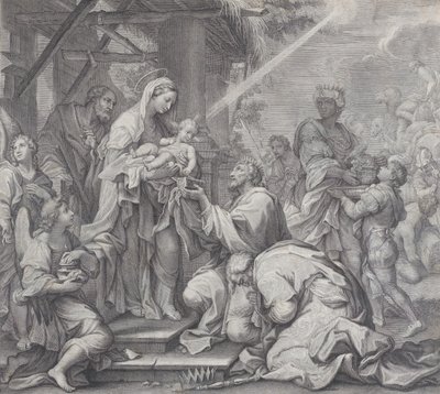 The Adoration of the Magi, 1714-24. av Benoît Farjat