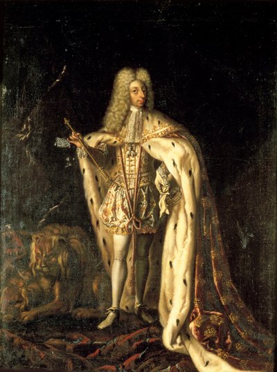 Kong Fredrik IV av Danmark og Norge 1671-1730, um 1700. av Benoît Le Coffre