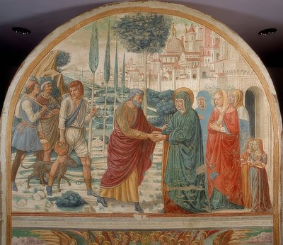 Møte ved Golden Gate. 1490 av Benozzo Gozzoli