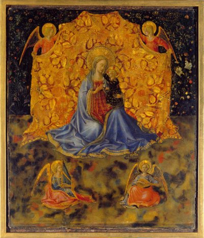 Madonna av ydmykhet Madonna av ydmykhet, ca. 1450. av Benozzo Gozzoli