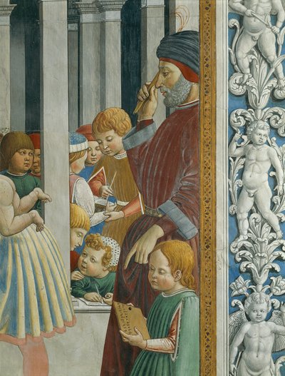 Historier om St. Augustin: Lærer og elever av Benozzo di Lese di Sandro Gozzoli