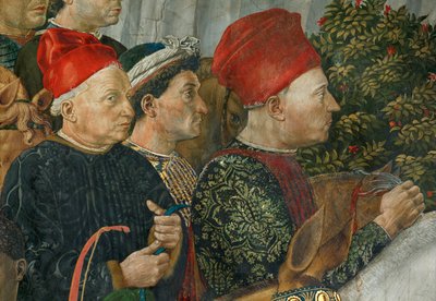 De vise menns tilbedelse (freske) av Benozzo di Lese di Sandro Gozzoli