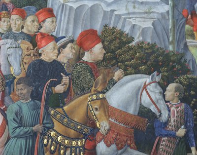 The Journey of the Magi av Benozzo di Lese di Sandro Gozzoli