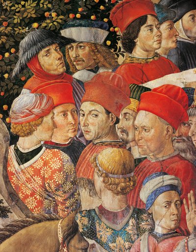 Magienes kavalkade av Benozzo di Lese di Sandro Gozzoli