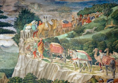 Magienes kavalkade av Benozzo di Lese di Sandro Gozzoli