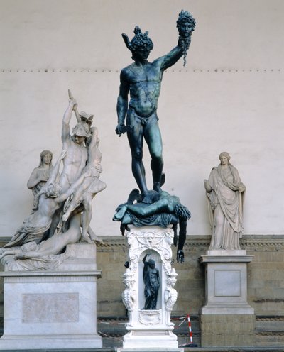 Perseus med hodet til Medusa, 1545-54 (bronse) av Benvenuto Cellini