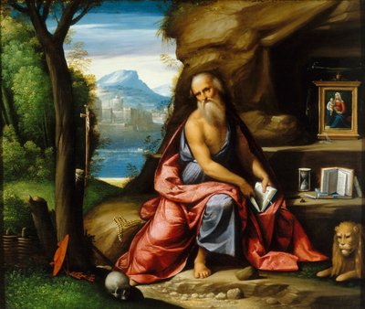 Meditasjon av St. Hieronymus av Benvenuto Tisi