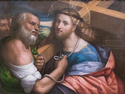 Kristus bærer korset av Benvenuto Tisi da Garofalo
