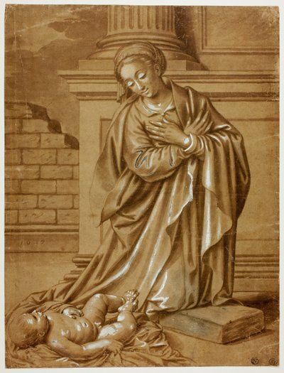 Madonna og barn av Benvenuto Tisi da Garofalo
