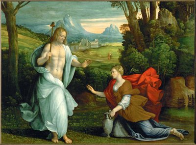 Noli me tangere, Kristus viser seg for Maria av Magdala (maleri) av Benvenuto Tisi da Garofalo