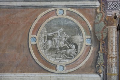 Saint George dreper dragen av Bernadino Zenale