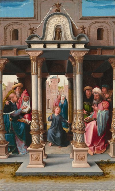 Kristus blant legene [forsiden], ca. 1513. av Bernaert van Orley