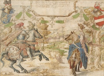Otto, greve av Nassau og hans kone Adelheid van Vianen, 1530-35. av Bernaert van Orley