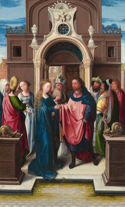 Jomfruens ekteskap, ca. 1513. av Bernaert van Orley