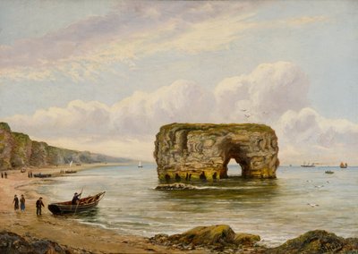 Marsden Rock, ca. 1880–1900 (olje på lerret) av Bernard Benedict Hemy