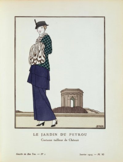 LE JARDIN DU PEYROU - Chéruits skreddersydde kostyme av Bernard Boutet de Monvel