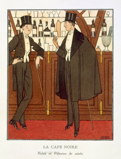 "Den svarte kappen" av Bernard Boutet de Monvel