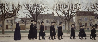 The Orphans eller, The Internat School at Nemours av Bernard Boutet de Monvel