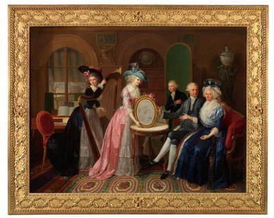 Portrett av Villers-familien av Bernard Duvivier