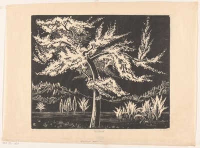 Blomstrende epletre (original tittel på objektet) av Bernard Essers (signed by artist)