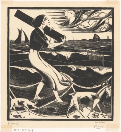 Strand (original tittel) av Bernard Essers (signed by artist)