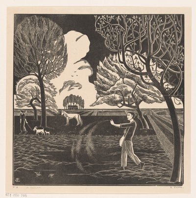 såmann av Bernard Essers (signed by artist)