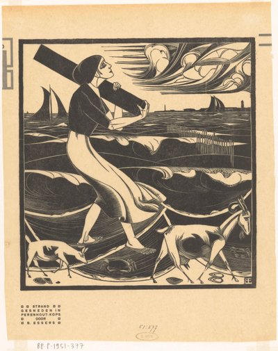Strand (original tittel på objekt) av Bernard Essers