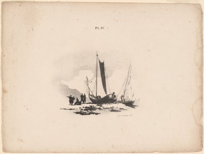 Båter på stranden av Bernard Gaillot