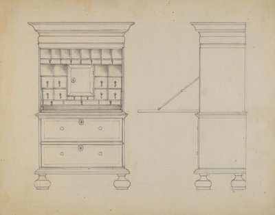 Skrivebord av Bernard Gussow