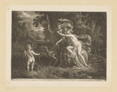 Venus og Adonis Venus & Adon (tittel på objekt) av Bernard Lens (I)