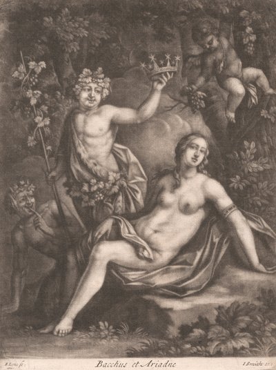 Bacchus og Ariadne av Bernard Lens