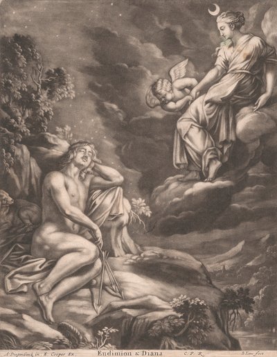 Endymion og Diana av Bernard Lens