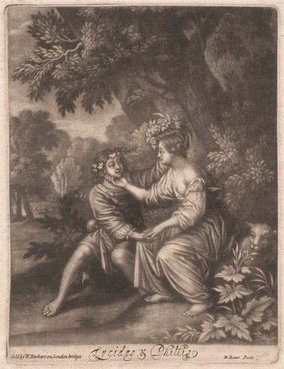 Lycidas og Phillis av Bernard Lens