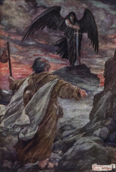 Scene fra Prospice av Robert Browning av Bernard Partridge