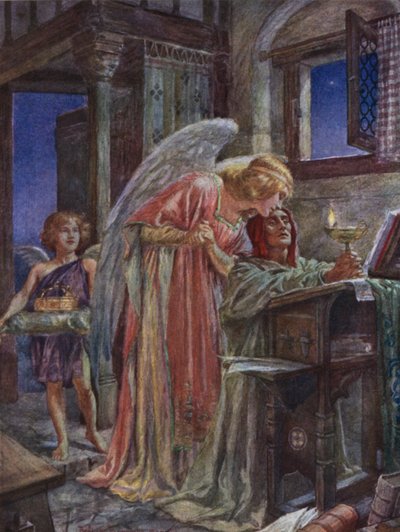 Scene fra Rabbi Ben Ezra av Robert Browning av Bernard Partridge