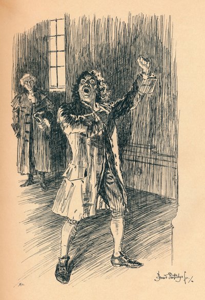 Skuespilleren, ca 1899 av Bernard Partridge