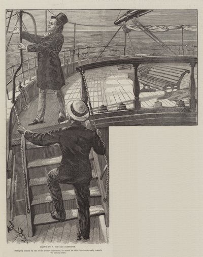 The Crusade of the Excelsior, av Bret Harte av Bernard Partridge