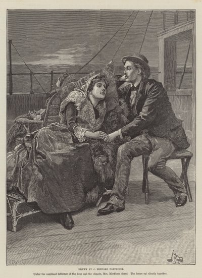 The Crusade of the Excelsior, gravering av Bret Harte av Bernard Partridge