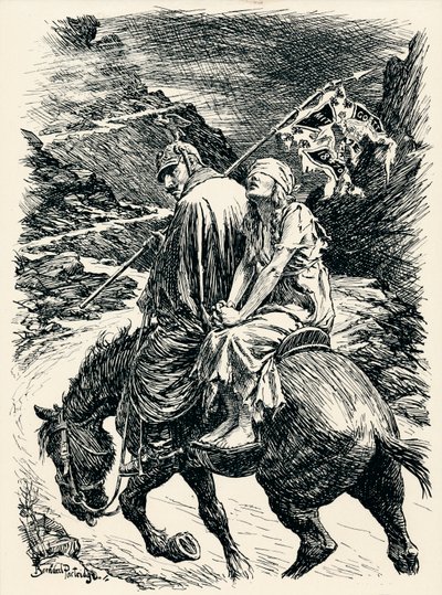 The Road of Victory - Stage VI, c1920 av Bernard Partridge