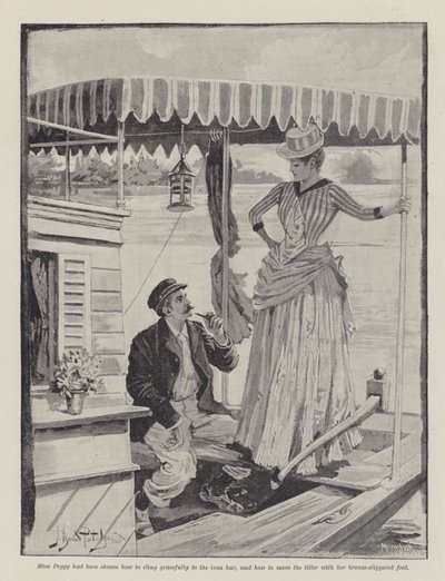 The Strange Adventures of a House-Boat, av William Black av Bernard Partridge