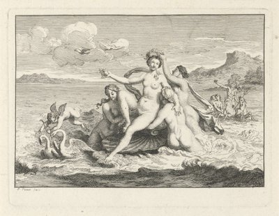 Venus fødsel av Bernard Picart