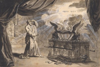Moses ved Paktens ark av Bernard Picart