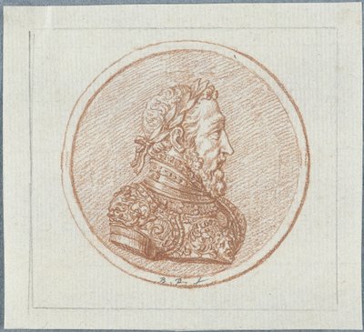 Portrett av kong Henry II av Frankrike, andre halvdel av 1600-tallet. av Bernard Picart